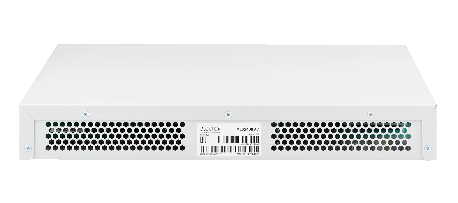 Ethernet-коммутатор MES2408, 8x10/100/1000BASE-T + 2x100/1000BASE-X, L2, 48V DC